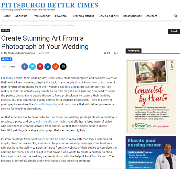 sponsored Screenshot from Sponsored Links: ttps://www.pittsburghbettertimes.com/create-stunning-art-from-a-photograph-of-your-wedding/
